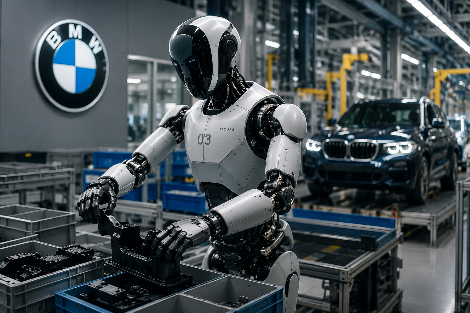 Figure 03 Starts Work at BMW: The New Humanoid Robot Joins Production in Spartanburg