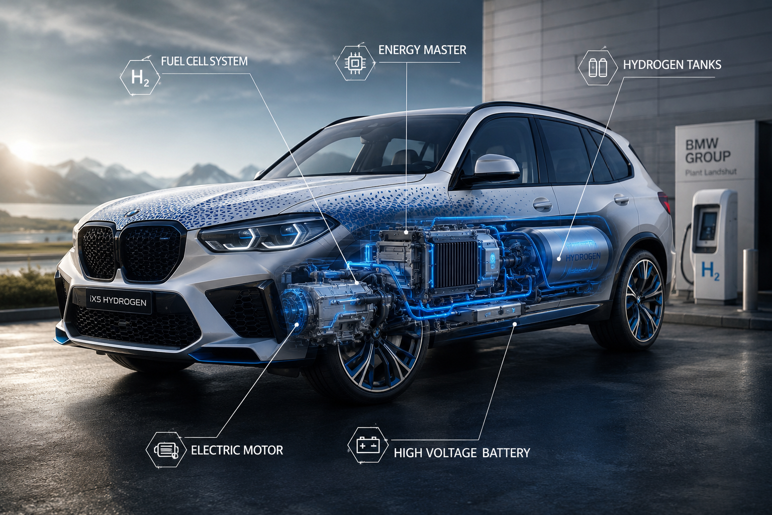 BMW iX5 Hydrogen: Key Energy Master Module for Hydrogen X5 to Be Produced in Landshut